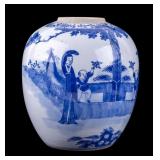 Chinese Blue and White Porcelain Jar