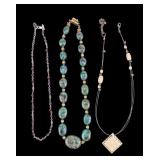 Sterling and Stone Necklaces