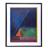 Signed Abstract Acrylic Painting