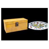 Chinese Porcelain Dragon Decorated Ducai Dish