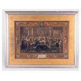 Framed French Historical Engraving, Picart