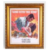 Framed Gone With the Wind Movie Poster