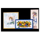 Painted Decorative Tile Panels