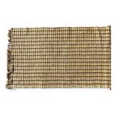 Hand-Woven Striped Cotton Rug/Placemat