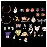 Vintage Earrings and Copper Bracelets