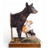 Bear Cub & Fox Natural Setting Mounts