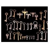 Antique & Vintage Skeleton and Clock Keys
