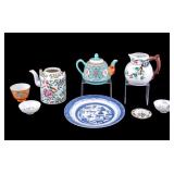 Chinese Teapots, Teacups, Plate & more