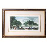 Framed French Engraving
