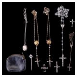Sterling Religious and Other Jewelry