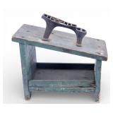 Antique Wooden Shoe Shine Box