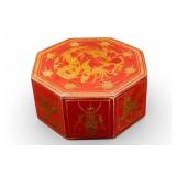 Early Chinese Lacquer Dragon Box