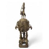 Benin Bronze Ceremonial Trophy, Horses