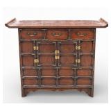 19th C Korean Wooden Book Chest