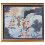Southeast Asian Figural Print
