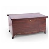 Antique Mahogany Candle Box