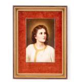 Hand-Painted Porcelain Plaque