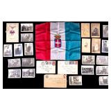 Antique/Vintage War Ephemera, Italian Flag