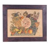 Signed Theorum Fruit Still Life Painting