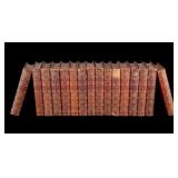 Antique Leather Bound Book Set c.1833 w/ Byron