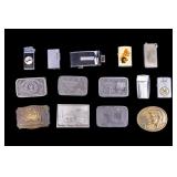 Vintage Lighters & Glen Rock Belt Buckles