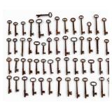 Antique Skeleton Key Large Grouping