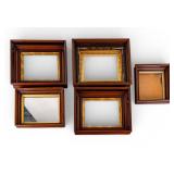 Victorian Eastlake Mahogany Frames and Mirror