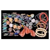 Stone Pendants, Bracelets, and Figurines