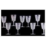 Waterford Alana Cut Crystal Water Goblets (9)