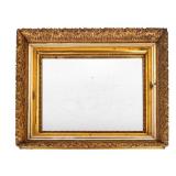 Antique Mirror and Gilt Wood Wall Mirror