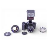 4-Piece Camera Lot With Accessories