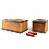 2 Vintage Bait Cans, Boy Scout Harmonica