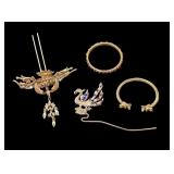 Chinese Gold Tone Jewelry