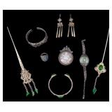 Chinese Silver Tone Jewelry