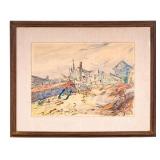 Bertram Goodman Signed WPA