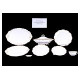 Haviland Limoges Scalloped Porcelain (44 pcs)