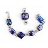 Art Glass and Sterling Jewelry