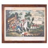 Antique Hand Colored Lithograph