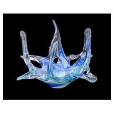 Astuni Hand Blown Murano Style Art Glass Bowl