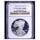 2004-W American Silver Eagle PF70 Ultra Cameo