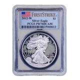 2012-W American Silver Eagle PCGS PR70DCAM