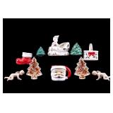 Porcelain Cherubs and Assorted S & P