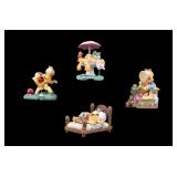 6 Danbury Mint Garfield Figurines by Jim Davis