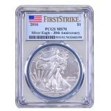 2016 Silver Eagle PCGS MS70 First Strike