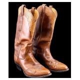 Vintage R.J. Foley Boot Co. Alligator Skin Boots