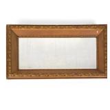 Carved and Gilded Victorian Beveled Mantle Mirror