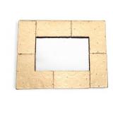Pressed Tin Framed Wall Mirror