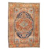 Antique Persian Serapi Rug