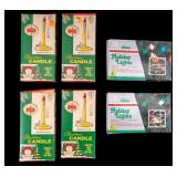 Vintage NOMA Christmas Candles and Holiday Lights
