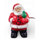Royalite Hard Plastic Santa Claus Light